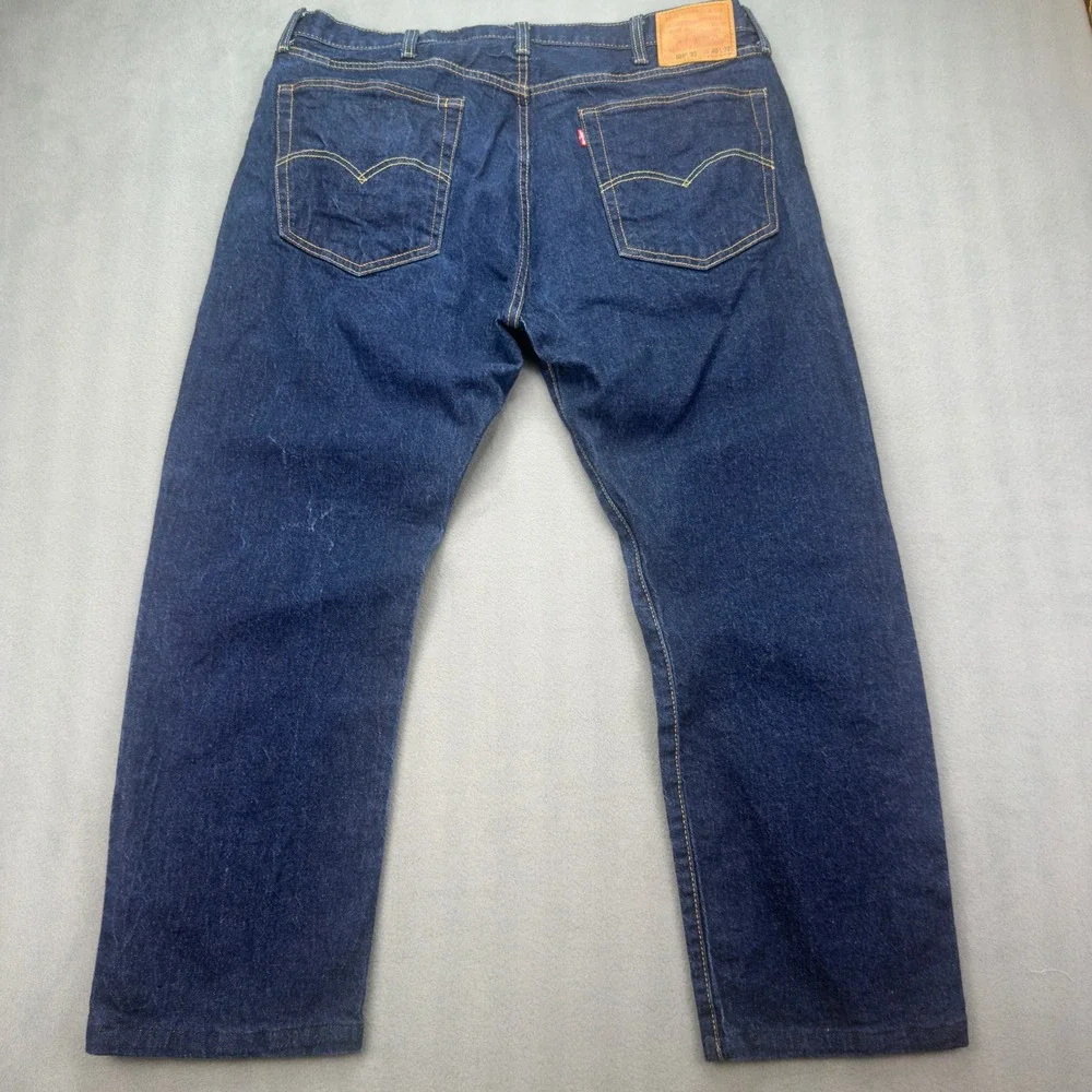 Levis 501 93 Straight Leg Jeans 40x29 Dark Wash Blue Denim 79830-0241